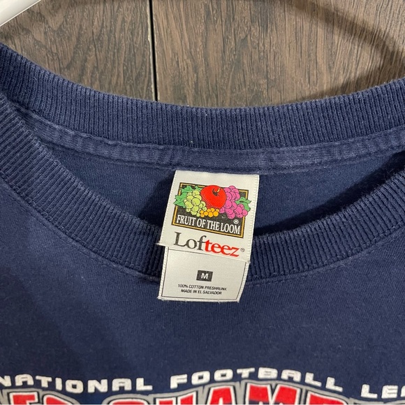 Vintage 2001 New England Patriots AFC Champions Shirt - Picture 3 of 7